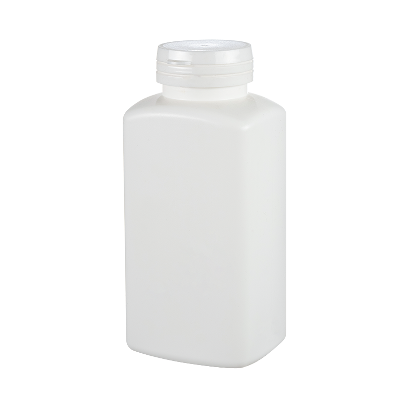 HDPE 250 ml avrivbar firkantet flaske